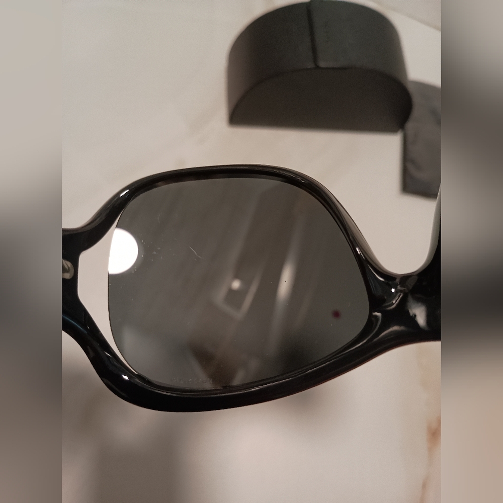 PradaPlastic Oversize Sunglasses Black - Picture 9 of 16